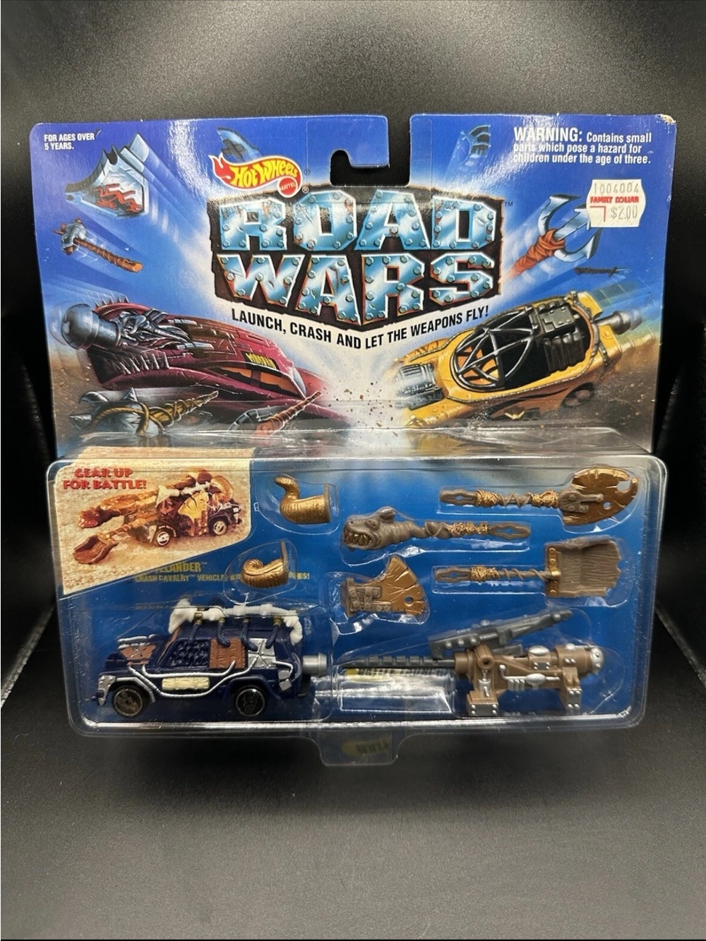 Hot Wheels 1994, #13004 Road Wars Wastelander Battle Launcher, NIP